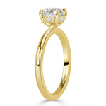 1.38ct Round Brilliant Cut Diamond Solitaire Engagement Ring