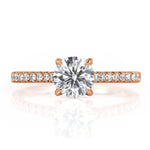 1.18ct Round Brilliant Cut Diamond Engagement Ring