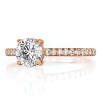 1.18ct Round Brilliant Cut Diamond Engagement Ring