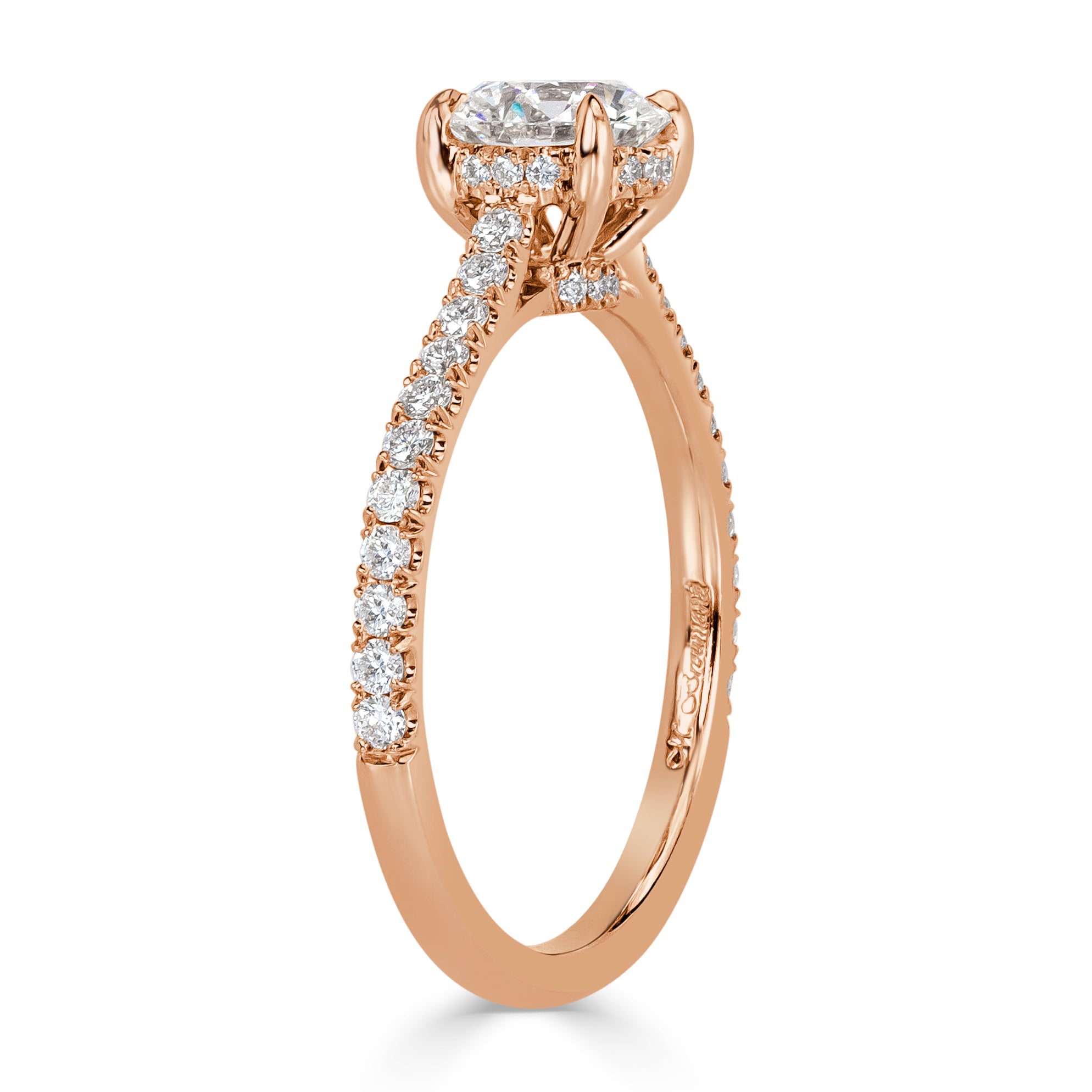 1.18ct Round Brilliant Cut Diamond Engagement Ring