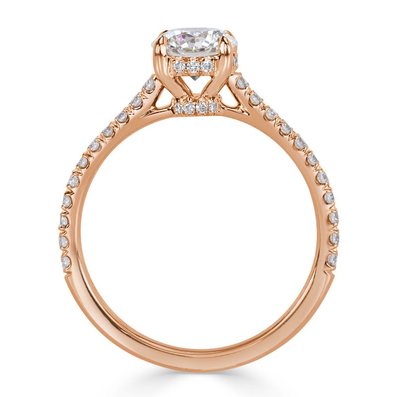 1.18ct Round Brilliant Cut Diamond Engagement Ring