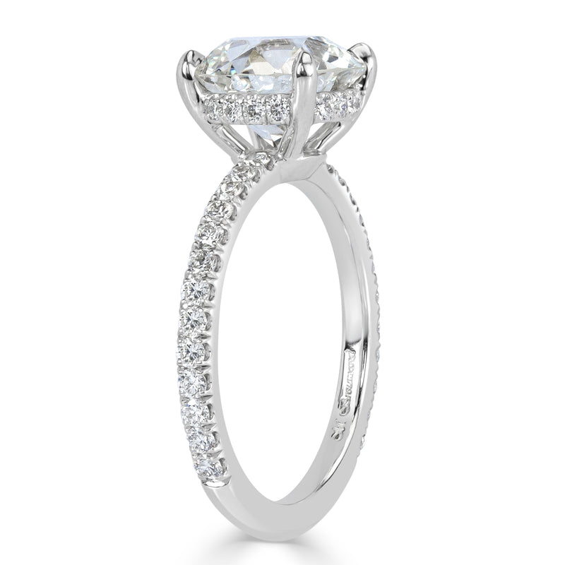 3.65ct Old European Cut Diamond Engagement Ring