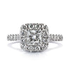 2.01ct Princess Cut Diamond Engagement Ring