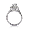 2.01ct Princess Cut Diamond Engagement Ring