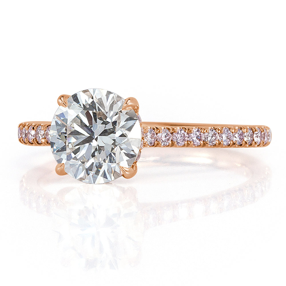 1.88ct Round Brilliant Cut Diamond Engagement Ring