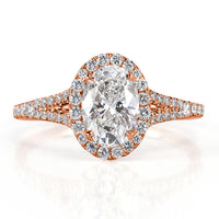 1.75ct Oval Cut Diamond Engagement Ring