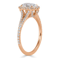 1.75ct Oval Cut Diamond Engagement Ring