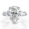 5.94ct Pear Shaped Diamond Engagement Ring