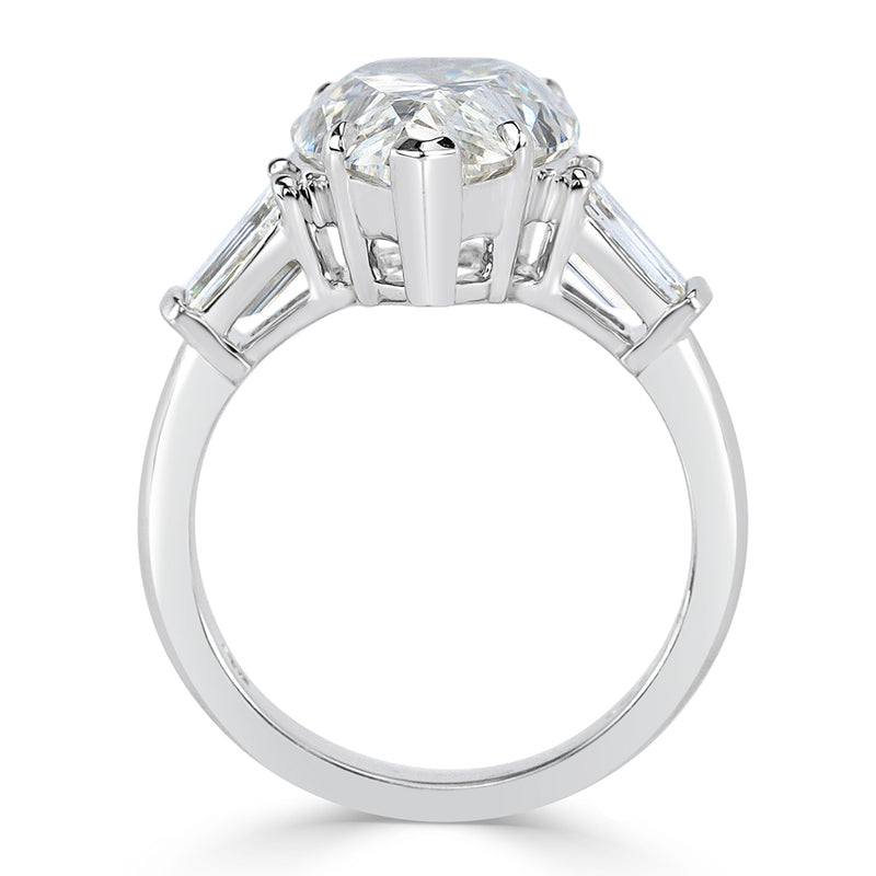 5.94ct Pear Shaped Diamond Engagement Ring