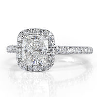 2.10ct Cushion Cut Diamond Engagement Ring