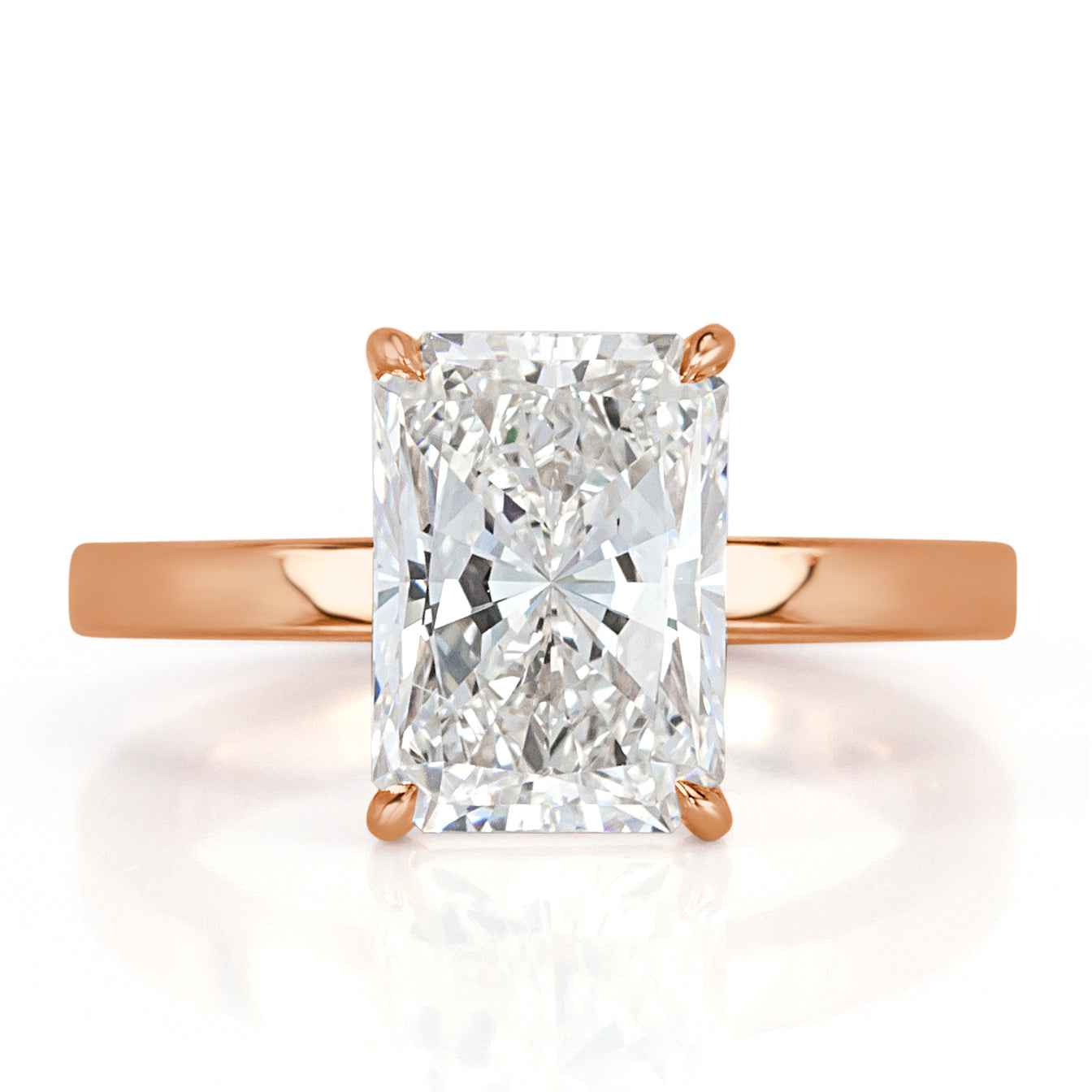 2.50ct Radiant Cut Diamond Engagement Ring
