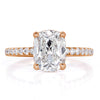 3.06ct Old Mine Cut Diamond Engagement Ring