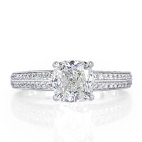 2.90ct Cushion Cut Diamond Engagement Ring