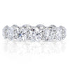 6.55ct Round Brilliant Cut Diamond Eternity Band in Platinum