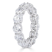 6.55ct Round Brilliant Cut Diamond Eternity Band in Platinum