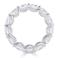 6.55ct Round Brilliant Cut Diamond Eternity Band in Platinum