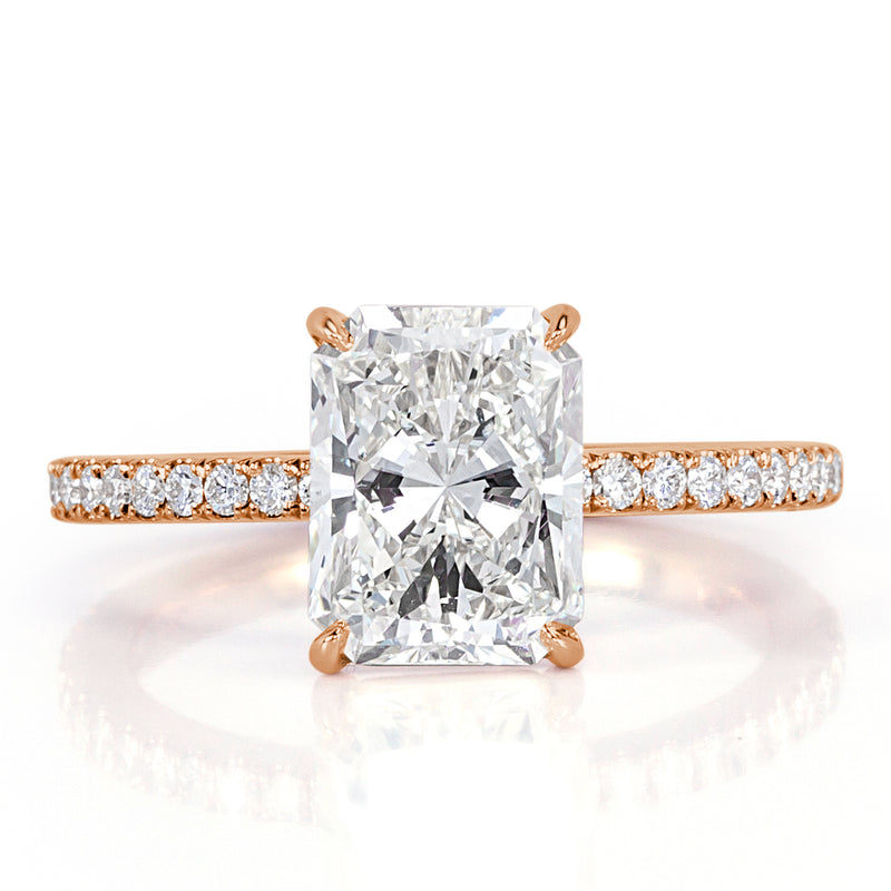 2.80ct Radiant Cut Diamond Engagement Ring