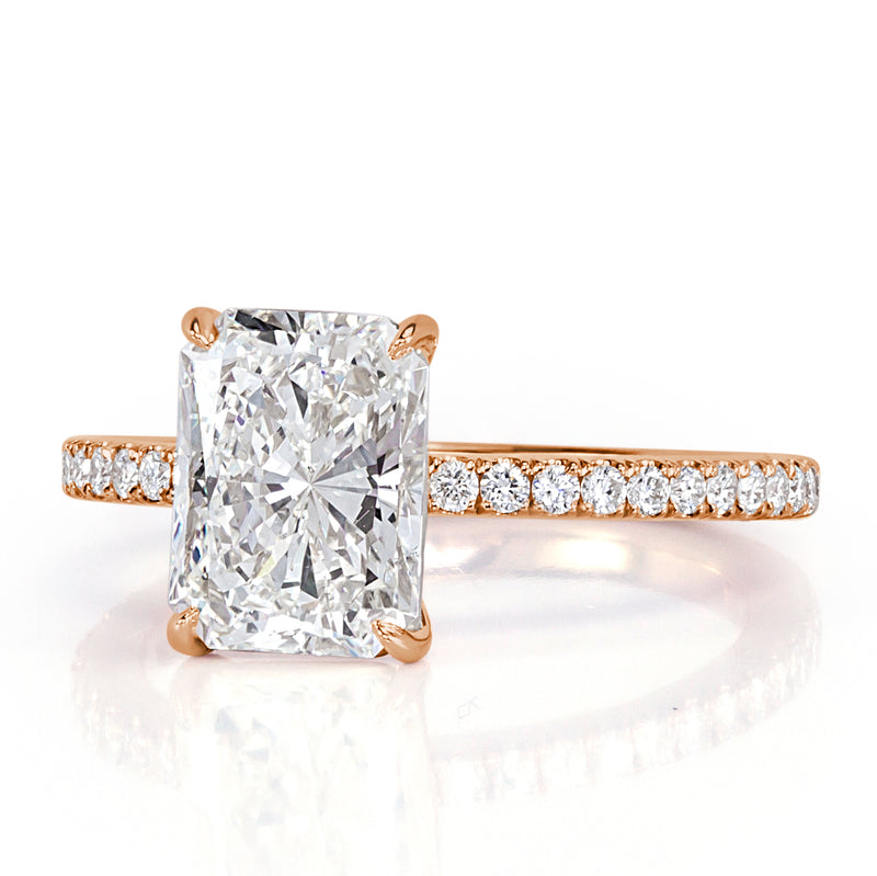 2.80ct Radiant Cut Diamond Engagement Ring