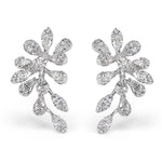 2.46ct Diamond Cluster Earrings