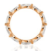 1.95ct Marquise Cut Diamond Eternity Band in 18k Rose Gold