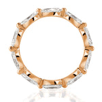 1.95ct Marquise Cut Diamond Eternity Band in 18k Rose Gold