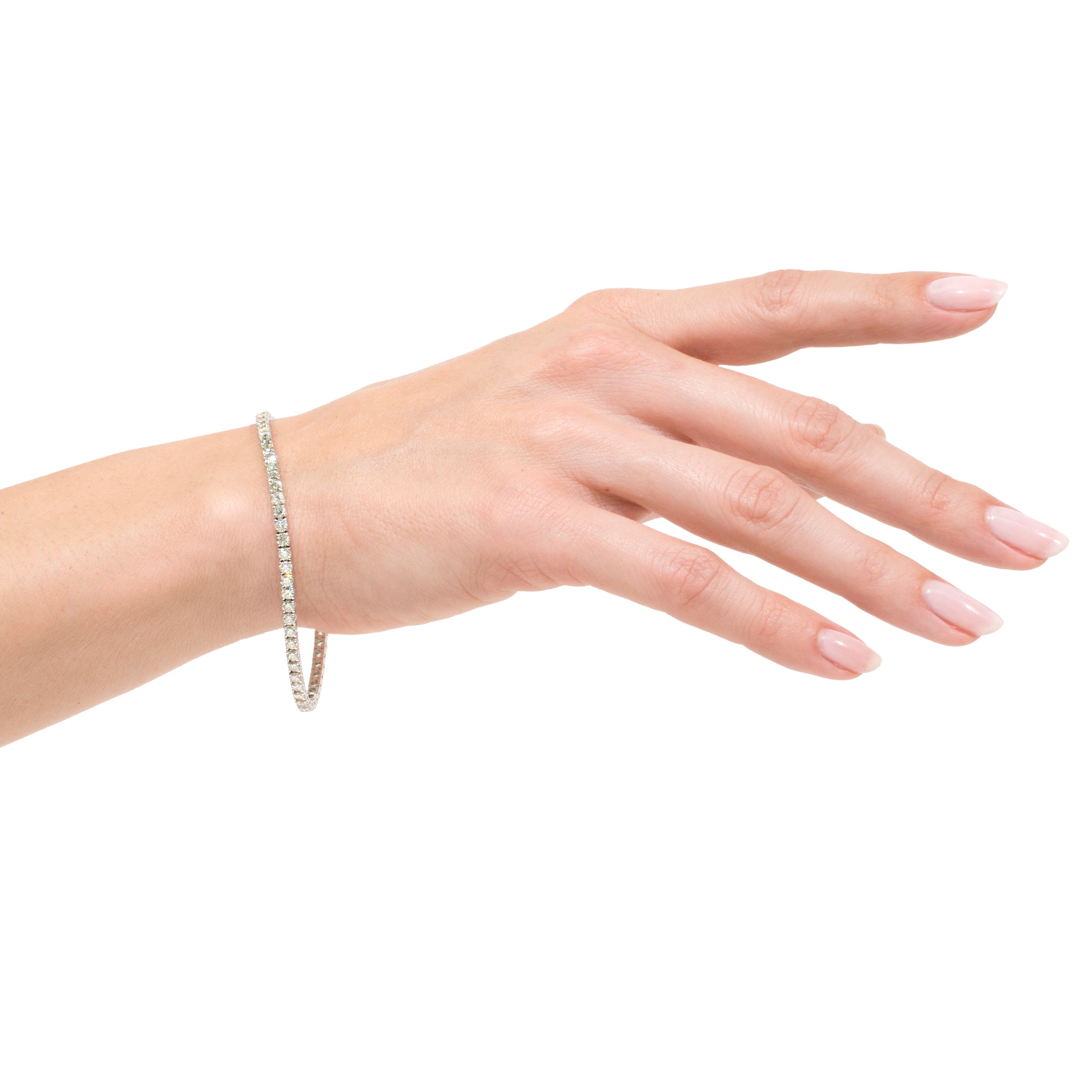 5.63ct Round Brilliant Cut Diamond Tennis Bracelet