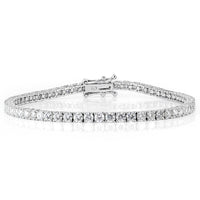 5.10ct Round Brilliant Cut Diamond Tennis Bracelet
