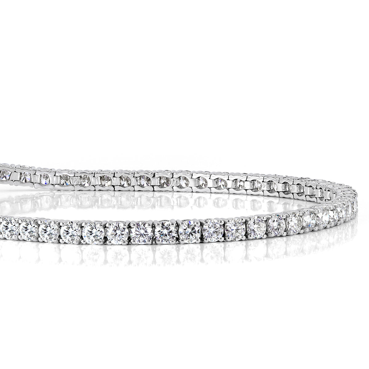 5.10ct Round Brilliant Cut Diamond Tennis Bracelet