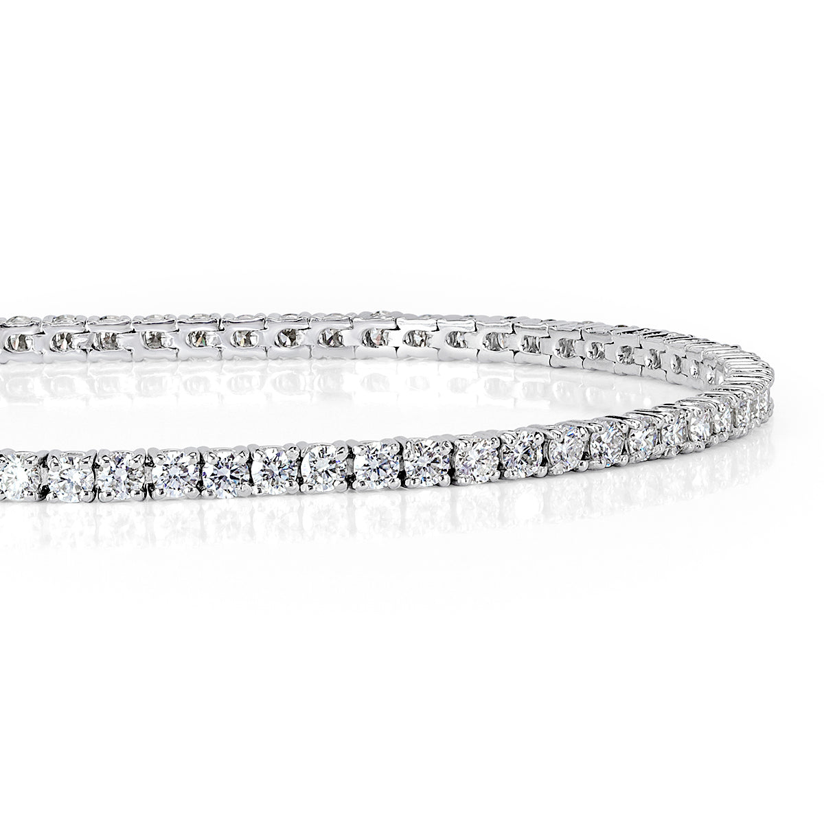3.59ct Round Brilliant Cut Diamond Tennis Bracelet