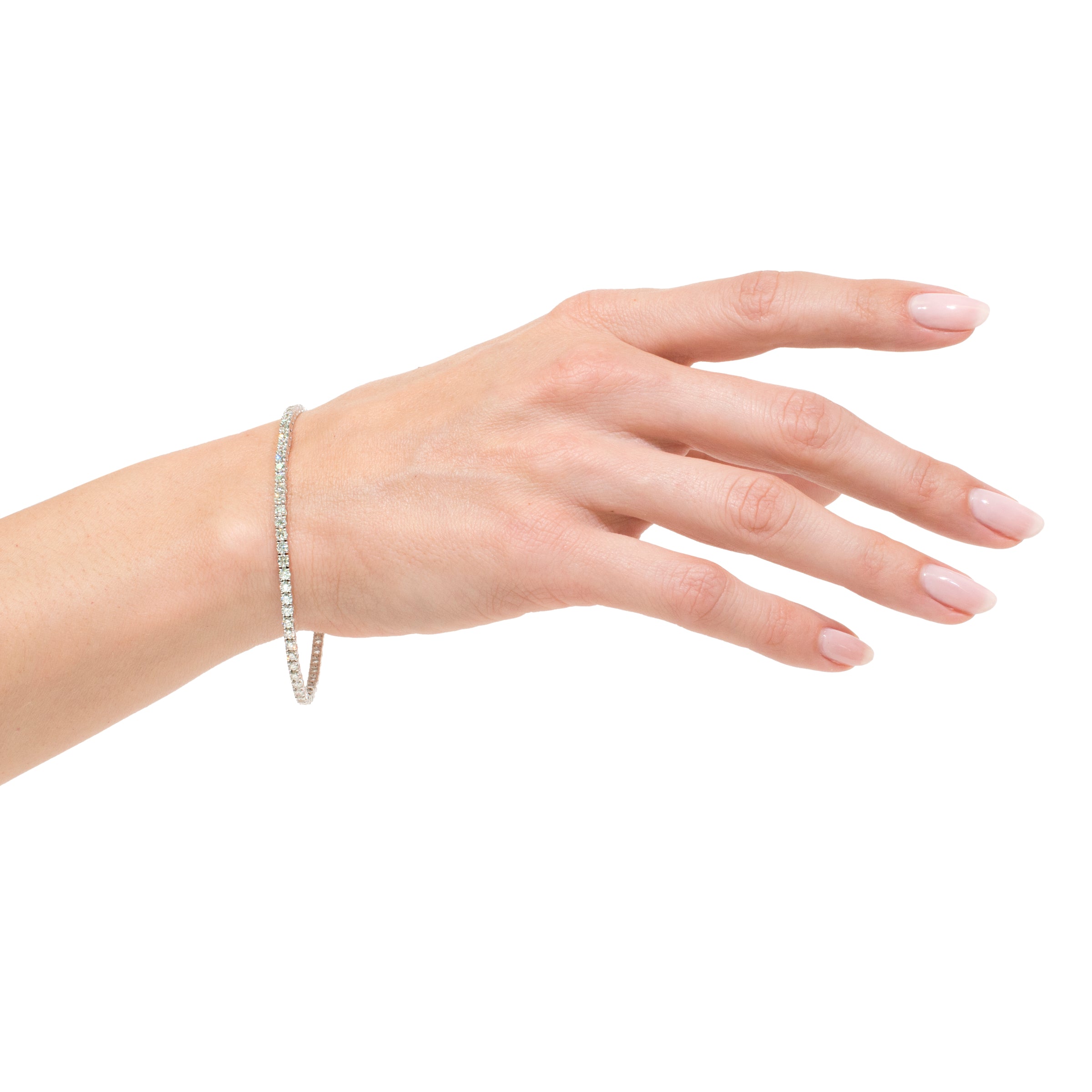 4.53ct Round Brilliant Cut Diamond Tennis Bracelet