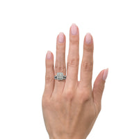 1.63ct Radiant Cut Diamond Wedding Set