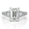 3.20ct Emerald Cut Diamond Engagement Ring