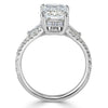 3.20ct Emerald Cut Diamond Engagement Ring