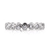 1.20ct Round Brilliant Cut Diamond Bezel Set Eternity Band in Platinum