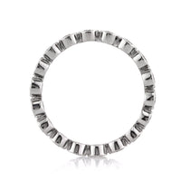 1.20ct Round Brilliant Cut Diamond Bezel Set Eternity Band in Platinum