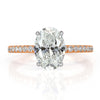 3.02ct Oval Cut Diamond Engagement Ring