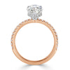 3.02ct Oval Cut Diamond Engagement Ring