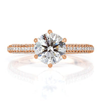1.95ct Round Brilliant Cut Diamond Engagement RIng