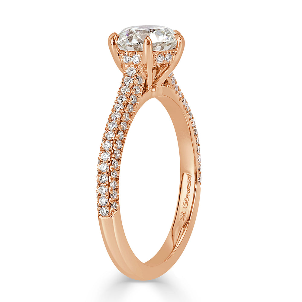 1.95ct Round Brilliant Cut Diamond Engagement RIng