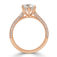 1.95ct Round Brilliant Cut Diamond Engagement RIng