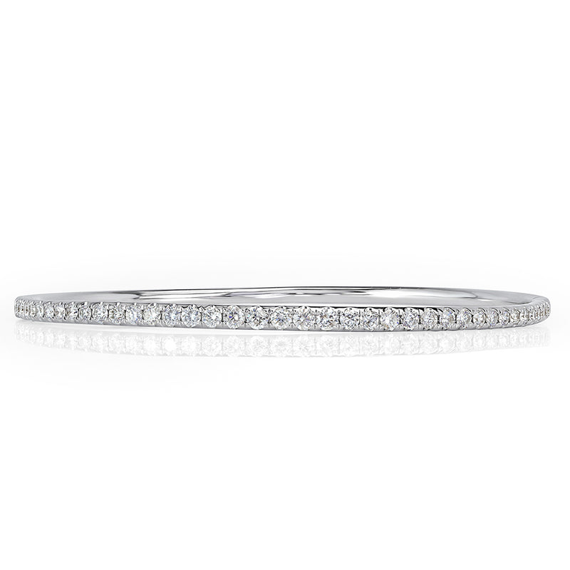 1.10ct Round Brilliant Cut Diamond Bangle Bracelet