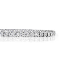 3.52ct Round Brilliant Cut Diamond Tennis Bracelet in 14k White Gold