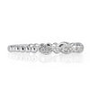 0.10ct Round Brilliant Cut Diamond Band in 14k White Gold