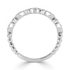 0.10ct Round Brilliant Cut Diamond Band in 14k White Gold