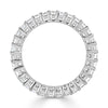 3.20ct Emerald Cut Diamond Eternity Band in Platinum