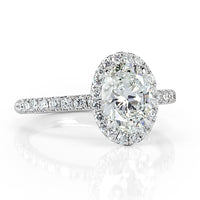 2.16ct Oval Cut Diamond Engagement Ring