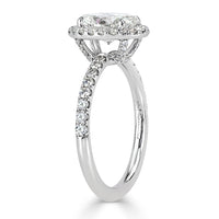 2.16ct Oval Cut Diamond Engagement Ring