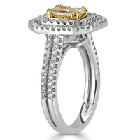 2.22ct Radiant Cut Diamond Engagement Ring