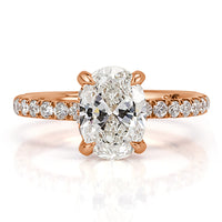 2.30ct Oval Cut Diamond Engagement Ring