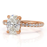 2.30ct Oval Cut Diamond Engagement Ring
